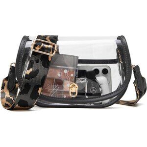 NEW Clear Crossbody Bag with Strap